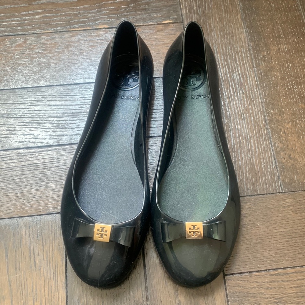 Tory Burch Black Ballet Flats Size 7